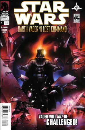 Star Wars: Darth Vader and the Lost Command 5 published by Dark Horse with cover art by Tsuneo Sanda