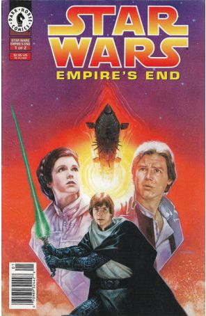 Star Wars: Empire's End 1 (Newsstand) published by Dark Horse with cover art by Dave Dorman