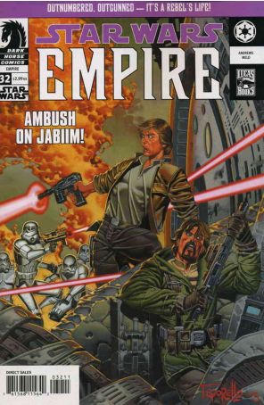 Star Wars: Empire 32 published by Dark Horse with cover art by Tomás Giorello