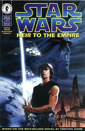 Star Wars: Heir to the Empire 1 published by Dark Horse with cover art by Mathieu Lauffray