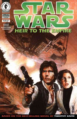 Star Wars: Heir to the Empire 2 published by Dark Horse with cover art by Mathieu Lauffray