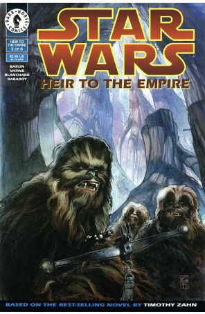 Star Wars: Heir to the Empire 3 published by Dark Horse with cover art by Mathieu Lauffray