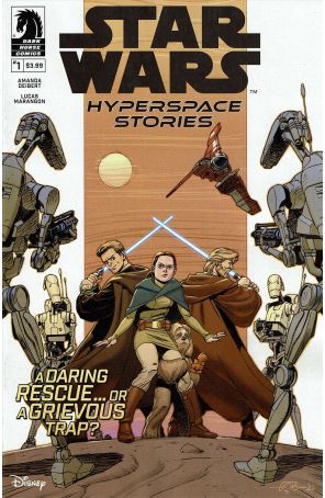 Star Wars: Hyperspace Stories 1 published by Dark Horse with cover art by Lucas Marangon
