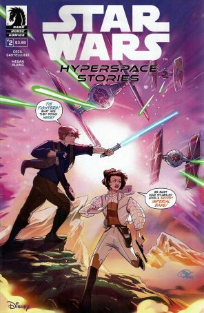 Star Wars: Hyperspace Stories 2 published by Dark Horse with cover art by Megan Huang