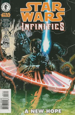 Star Wars: Infinities-A New Hope 3 published by Dark Horse with cover art by Tony Harris