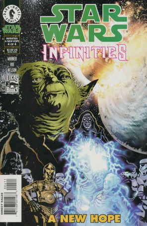 Star Wars: Infinities-A New Hope 4 published by Dark Horse with cover art by Tony Harris