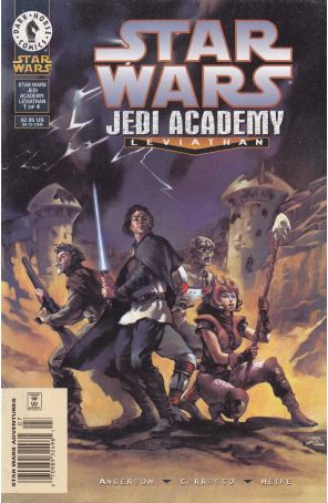 Star Wars: Jedi Academy-Leviathan 1 (Newsstand) published by Dark Horse with cover art by Ray Lago