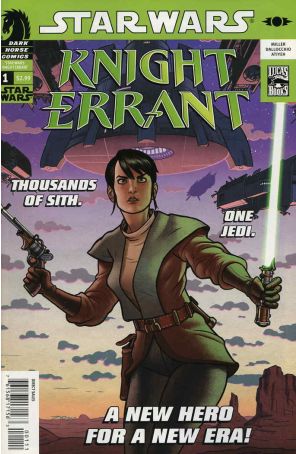 Star Wars: Knight Errant 1 published by Dark Horse with cover art by Joe Quinones