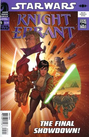 Star Wars: Knight Errant 5 published by Dark Horse with cover art by Joe Quinones