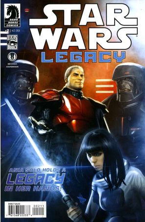 Star Wars: Legacy (Vol. 2) 2 published by Dark Horse with cover art by Dave Wilkins