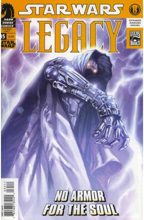 Star Wars: Legacy 35 published by Dark Horse with cover art by Jan Duursema