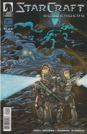Starcraft: Scavengers 1A published by Dark Horse with cover art by Gabriel Guzman