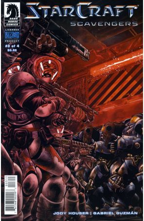 Starcraft: Scavengers 3 published by Dark Horse with cover art by Gabriel Guzman