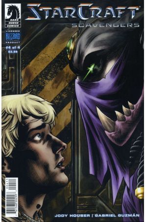 Starcraft: Scavengers 4 published by Dark Horse with cover art by Gabriel Guzman