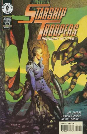 Starship Troopers: Dominant Species 2 published by Dark Horse with cover art by John Bolton