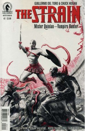 Strain: Mister Quinlan-Vampire Hunter 2 published by Dark Horse with cover art by Juan Ferreyra