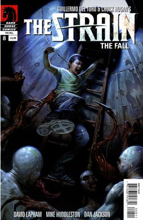 Strain: The Fall 8 published by Dark Horse with cover art by E.m. Gist