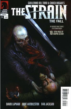 Strain: The Fall 9 published by Dark Horse with cover art by E.m. Gist
