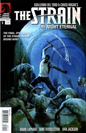 Strain: The Night Eternal 1 published by Dark Horse with cover art by E.M. Gist