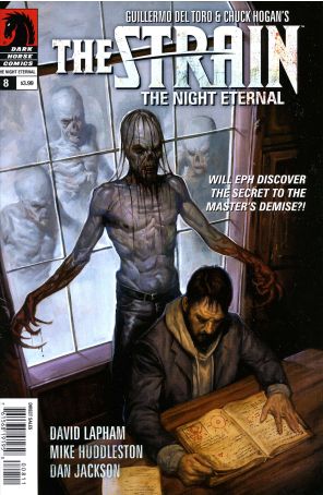 Strain: The Night Eternal 8 published by Dark Horse with cover art by E.M. Gist