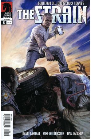 The Strain 8 published by Dark Horse with cover art by E.M. Gist