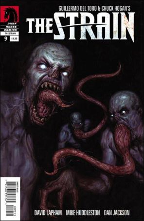 The Strain 9 published by Dark Horse with cover art by Dan Jackson