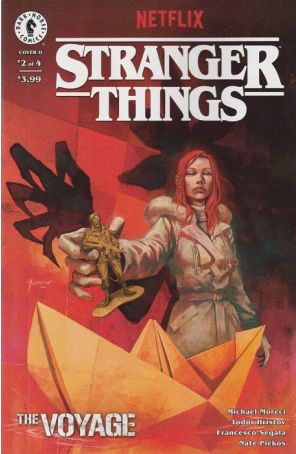 Stranger Things: The Voyage 2D published by Dark Horse with cover art by Todor Hristov