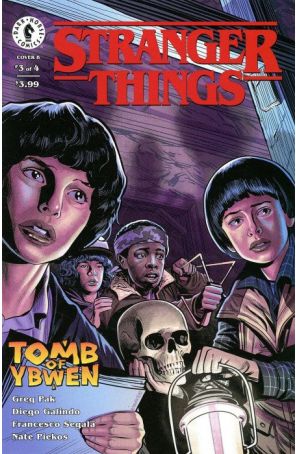 Stranger Things: Tomb of Ybwen 3B published by Dark Horse with cover art by Ben Dewey