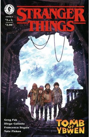 Stranger Things: Tomb of Ybwen 3D published by Dark Horse with cover art by Todor Hristov
