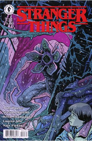 Stranger Things 4C published by Dark Horse with cover art by Ethan Young
