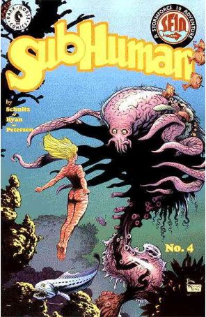 Subhuman 4 published by Dark Horse with cover art by Mark Schultz