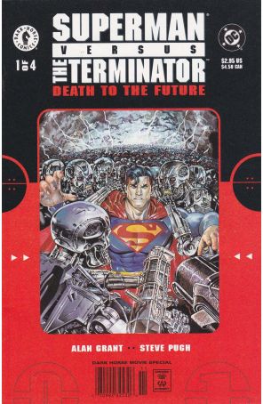 Superman vs. The Terminator: Death to the Future 1 (Newsstand) published by Dark Horse
