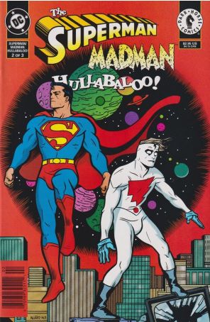 The Superman/Madman Hullabaloo 2 (Newsstand) published by Dark Horse with cover art by Mike Allred