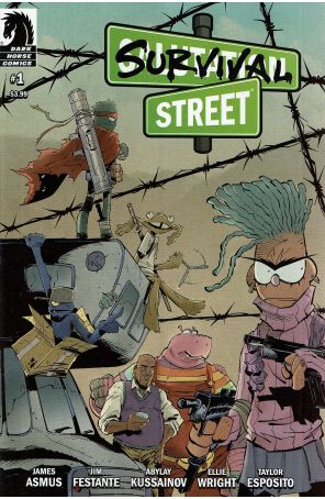 Survival Street 1 published by Dark Horse with cover art by Abylay Kussainov