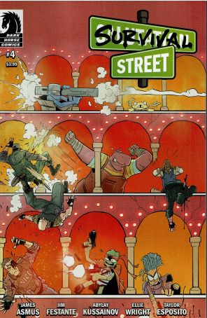 Survival Street 4 published by Dark Horse with cover art by Abylay Kussainov
