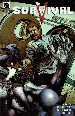 Survival 5 published by Dark Horse with cover art by Tomm Coker