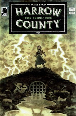 Tales From Harrow County: Lost Ones 4 published by Dark Horse with cover art by Emily Schnall
