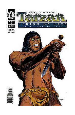 Tarzan (Dark Horse) 10 published by Dark Horse with cover art by Christopher Schenck