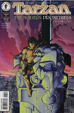 Tarzan (Dark Horse) 13 published by Dark Horse with cover art by Michael W. Kaluta