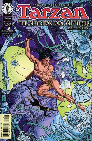 Tarzan (Dark Horse) 14 published by Dark Horse with cover art by Michael W. Kaluta