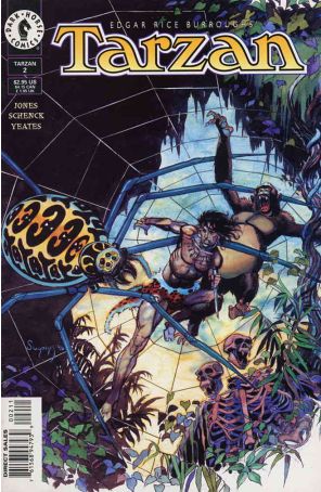Tarzan (Dark Horse) 2 published by Dark Horse with cover art by Arthur Suydam