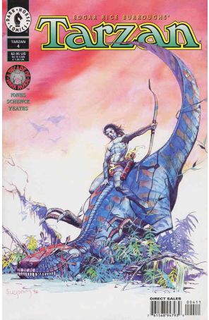 Tarzan (Dark Horse) 4 published by Dark Horse with cover art by Arthur Suydam