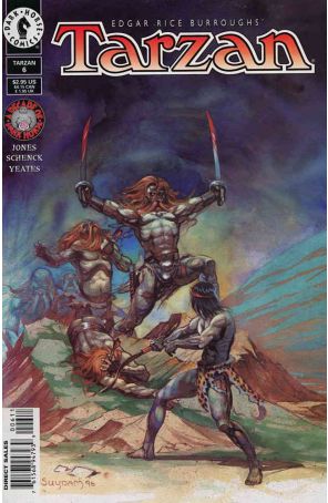Tarzan (Dark Horse) 6 published by Dark Horse with cover art by Arthur Suydam