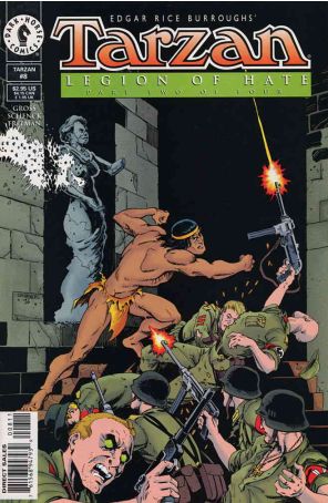 Tarzan (Dark Horse) 8 published by Dark Horse with cover art by Christopher Schenck