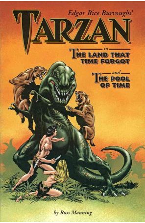 Tarzan in the Land That Time Forgot and the Pool of Time (Edgar Rice Burroughs') TPB 1 published by Dark Horse with cover art by Russ Manning