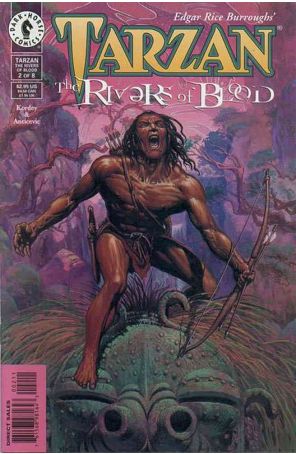 Tarzan: The Rivers of Blood (Edgar Rice Burroughs') 2 published by Dark Horse with cover art by Igor Kordey