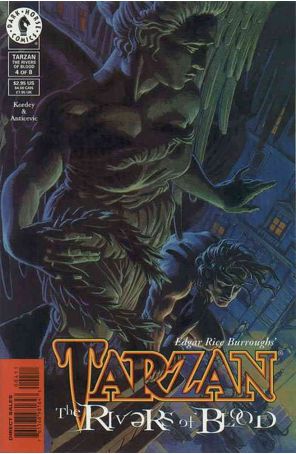 Tarzan: The Rivers of Blood (Edgar Rice Burroughs') 4 published by Dark Horse with cover art by Igor Kordey