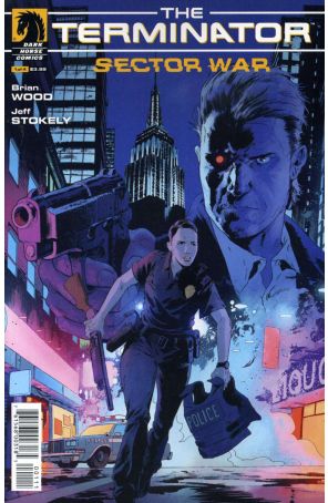 Terminator Sector War 1A published by Dark Horse with cover art by Robert Sammelin
