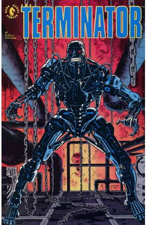 Terminator (2nd Series) 4 published by Dark Horse with cover art by Chris Warner