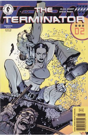Terminator (4th Series) 2 (Newsstand) published by Dark Horse with cover art by Steve Pugh